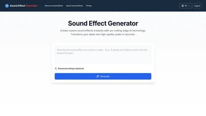 Sound Effect Generator